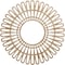 Ekena Millwork Cornelius Wood Fretwork Pierced Ceiling Medallion, Red Oak, 20"OD x 7 1/2"ID x 3/8"T CMWP20X0375CRRO - alternate 1